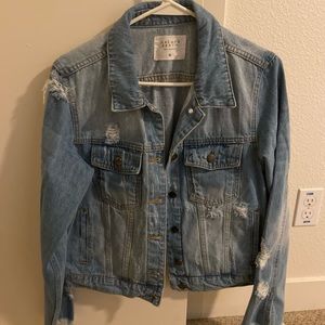 Pink lily Jean jacket